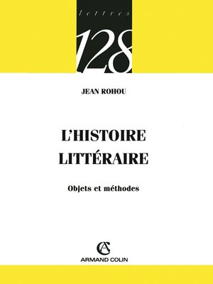cover image of L'histoire littéraire